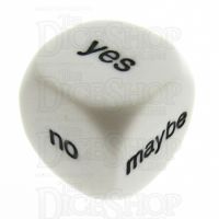 Koplow Opaque White Language Decisions Yes No Maybe D6 Dice