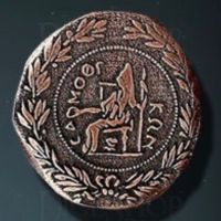 Greek Legendary Metal Copper Coin