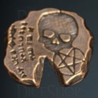 Necromancer Legendary Metal Copper Coin