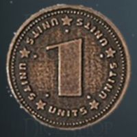 Units Legendary Metal Copper Coin