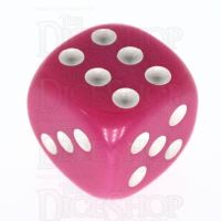 TDSO Opaque Pink 16mm D6 Spot Dice