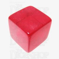 Koplow Translucent Blank Red 16mm D6 Dice