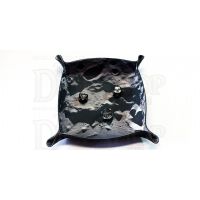 Folding Dice Tray - Space - Lunar Grey