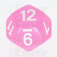 TDSO Galaxy Glitter Princess Pink D12 Dice