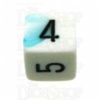 Chessex Gemini Teal & White D6 Dice