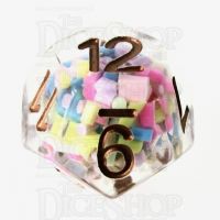 TDSO Sprinkles Multi With Gold D12 Dice