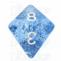 TDSO Glitter Blue D8 Dice