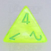 Chessex Vortex Electric Yellow & Green D4 Dice