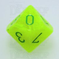 Chessex Vortex Electric Yellow & Green D10 Dice