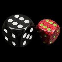 Chessex Speckled Strawberry 12mm D6 Spot Dice