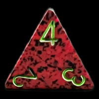 Chessex Speckled Strawberry D4 Dice