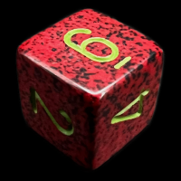Chessex Speckled Strawberry D6 Dice