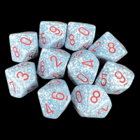 Chessex Speckled Air 10 x D10 Dice Set