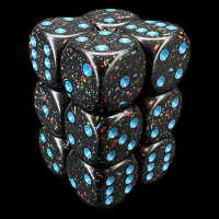 Chessex Speckled Blue Stars 12 x D6 Dice Set