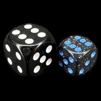 Chessex Speckled Blue Stars 12mm D6 Spot Dice