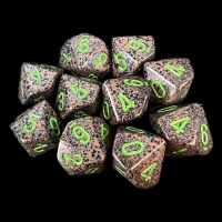 Chessex Speckled Earth 10 x D10 Dice Set