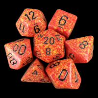Chessex Speckled Fire 7 Dice Polyset