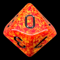 Chessex Speckled Fire D10 Dice