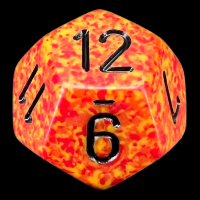 Chessex Speckled Fire D12 Dice