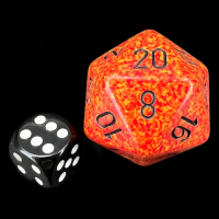 Chessex Speckled Fire JUMBO 34mm D20 Dice