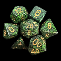 Chessex Speckled Golden Recon 7 Dice Polyset