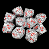 Chessex Speckled Granite 10 x D10 Dice Set