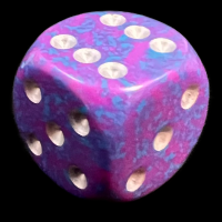 Chessex Speckled Silver Tetra 16mm D6 Spot Dice