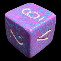 Chessex Speckled Silver Tetra D6 Dice