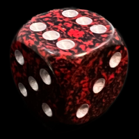 Chessex Speckled Silver Volcano 16mm D6 Spot Dice