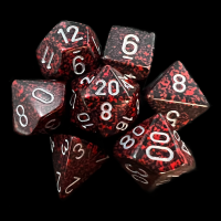 Chessex Speckled Silver Volcano 7 Dice Polyset