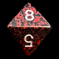 Chessex Speckled Silver Volcano D8 Dice
