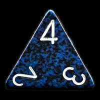Chessex Speckled Stealth D4 Dice
