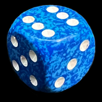 Chessex Speckled Water 16mm D6 Spot Dice