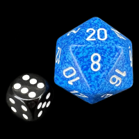 Chessex Speckled Water JUMBO 34mm D20 Dice