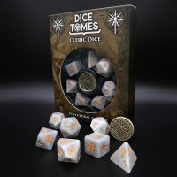 Dice Tomes Cleric 7 Dice Polyset + Coin 