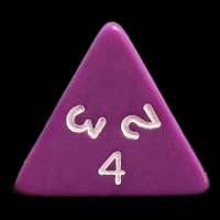 D&G Opaque Purple D4 Dice
