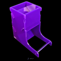 Litko Acrylic Dice Tower Opaque Purple - GMG084-PPL