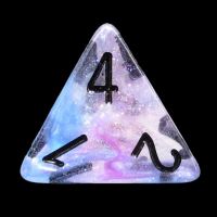 TDSO Luminous Ceremonial Chrome D4 Dice