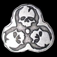 Zombie Legendary Metal Silver Coin