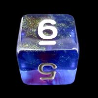 TDSO Transparent Moonstone Valor D6 Dice