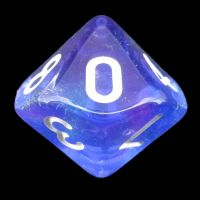 TDSO Transparent Moonstone Orchid D10 Dice