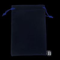 HALF PRICE TDSO Large Midnight Blue Soft Touch Dice Bag