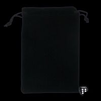 HALF PRICE TDSO Large Pitch Black Soft Touch Dice Bag