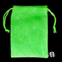 HALF PRICE TDSO Small Bright Green Soft Touch Dice Bag