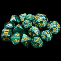 Impact Unleashed Arcana Wild Growth Dungeon Crawl Classics DCC 14 Dice Set