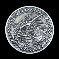 Forged Dragon Legendary Metal Silver Coin