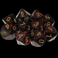 TDSO Duel Blood & Shadow 10 x D10 Dice Set