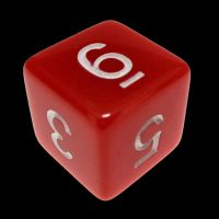TDSO Opaque Red D6 Dice