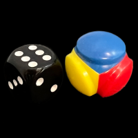 Koplow Opaque Round Colour Blank D4 Dice