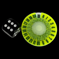 LITKO Universal Life Counter Game Dial 0-21 Fluorescent Green